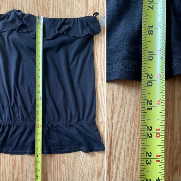 Amercian Eagle Live Your Life Strapless Top for Women w/Built in Shelf Bra sz L - Picture 9 of 13